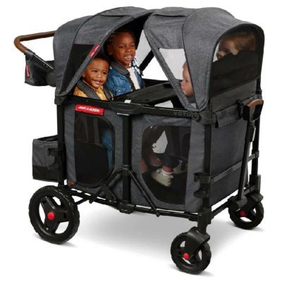 ベビーカーワゴン キャノピー付 クワッド radio flyer Voya XT Quad Stroller Wagon