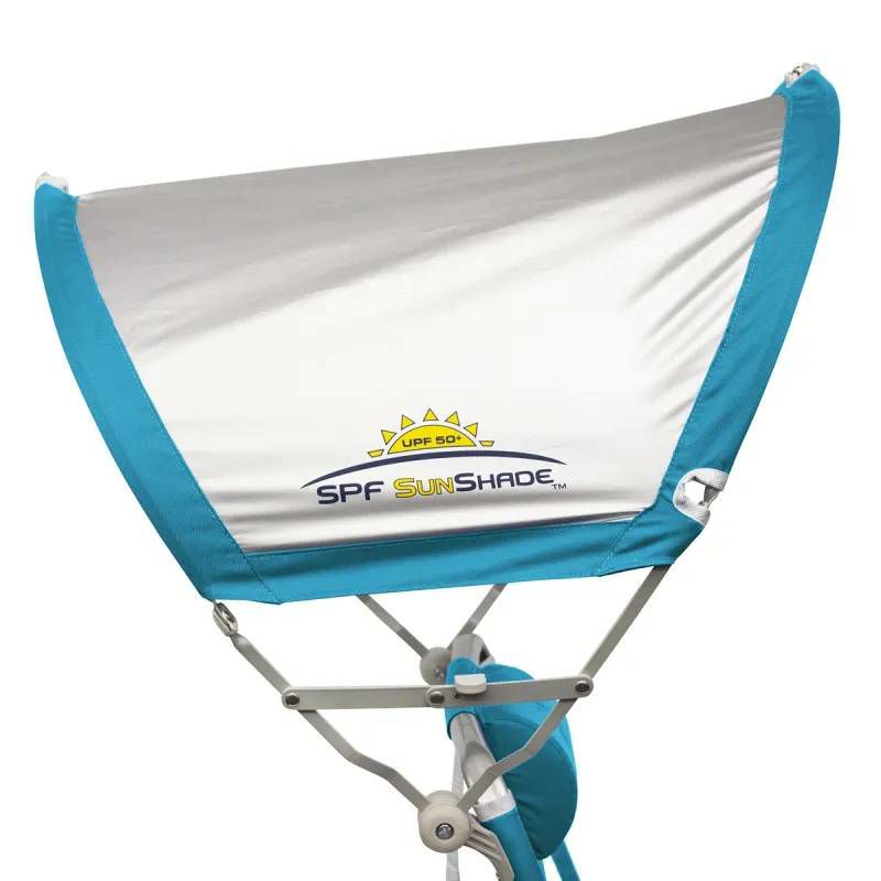 折りたたみ椅子日よけ付リクライニングサンシェードチェアーアウトドアキャンプ海GCIOutdoorBIGSURF?WITHSUNSHADE