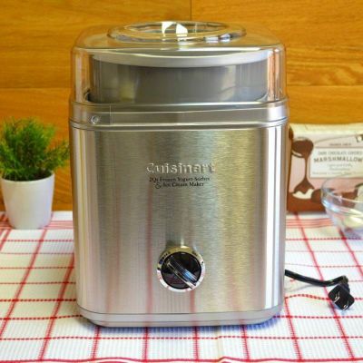 【訳あり】アイスクリームメーカー クイジナート つやけしクロム Cuisinart ICE-30BC Frozen Yogurt, Sorbet, and Ice Cream Maker ジェラート シャーベット 【日本語説明書付】 家電