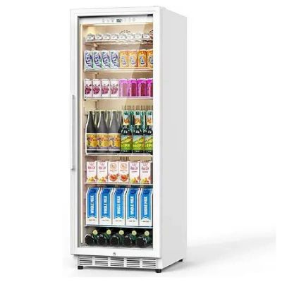 冷蔵庫 ビルトイン可 約391L ガラスドア 幅60cm FoMup Commercial Display Refrigerator with Glass Door FM24WS【代引不可】 家電