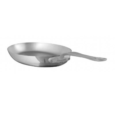 ムヴィエール モービル オーバルパン 楕円 ステンレス　Mauviel M'Cook SB 5-Ply Oval Frying Pan With Brushed Cast Stainless Steel Handle　321935