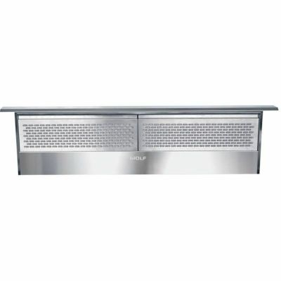 ウルフ ダウンドラフト 下引き 換気システム 3スピード コントロールモジュールキット付 ※ブロワー別売り Wolf DD30 30 Inch Downdraft Ventilation System with 3-Speed Blower Control, Automatic Delay-Off, Fil