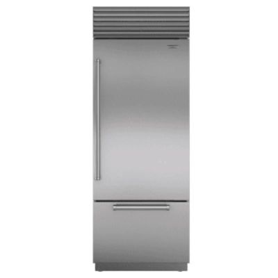 ビルトイン 冷蔵庫 冷凍庫 481L ステンレス ガラスドア 引き出し 幅76cm Sub-Zero Classic Over-and-Under Refrigerator/Freezer CL3050 家電
