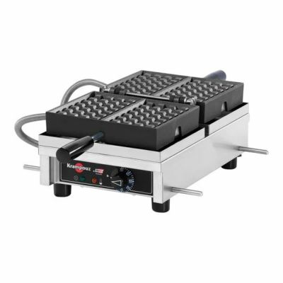 業務品質 ワッフルメーカー 180度開く 2枚焼 クランプーズ リエージュ ベルギーワッフル Krampouz WECDHAAS 4