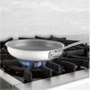 フライパン25cmステンレススチールIH対応クイジナートフッ素樹脂加工CuisinartMatteWhiteNonstick10