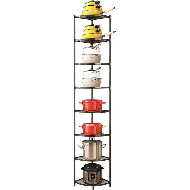 【送料無料】クックウェアスタンドおしゃれな鍋置き棚6段OldDutch60"CookwareStand