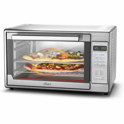 大きい コンベクションオーブン エアフライ オスター デジタル 大容量 大型 Oster Air Fryer Oven, 10-in-1 Versatile Cooking Functions, XL 家電