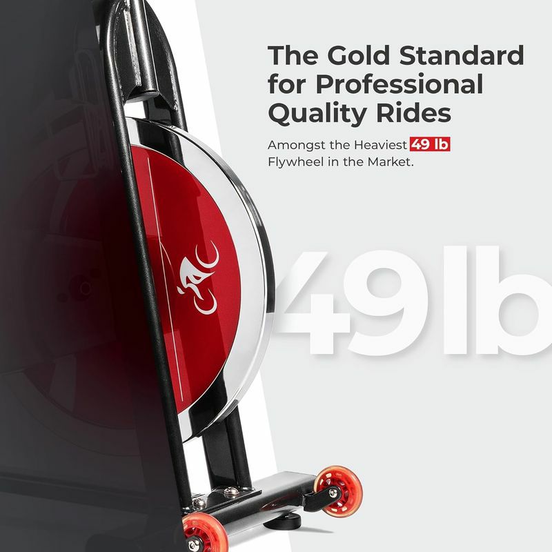 フィットネスバイクエアロバイクエクササイズバイクフライホイール静音ホームジムトレーニングPYHIGHIndoorCyclingBikeBeltDriveStationaryBicycleExerciseBikeswithLCDMonitorforHomeCardioWorkoutBikeTraining-Black