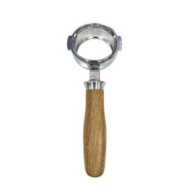 【正規輸入代理店】 ランチリオ社 エスプレッソマシン用 ボトムレスフィルター パーツ 部品 RANCILIO BOTTOMLESS FILTERHOLDER BRASS WOOD 100700012R