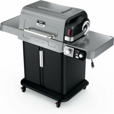 大型 グリル スモーカー 炭焼 燻製 バーベキュー ピザ窯 Ninja FlexFlame Grill and Smoker 3Burner Pizza Maker PG301