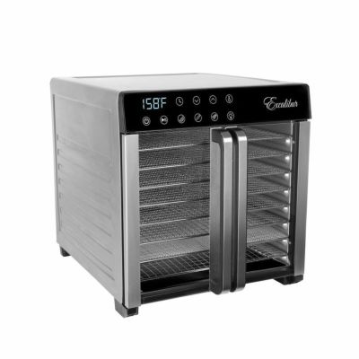 食品乾燥機 ディハイドレーター 8段 クロムトレー デジタル 80時間 タイマー機能 エクスカリバー Excalibur Select Digital Dehydrator DH08SCSS13 家電
