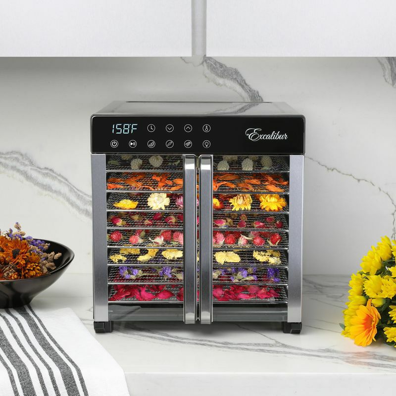 食品乾燥機 ディハイドレーター 8段 クロムトレー デジタル 80時間